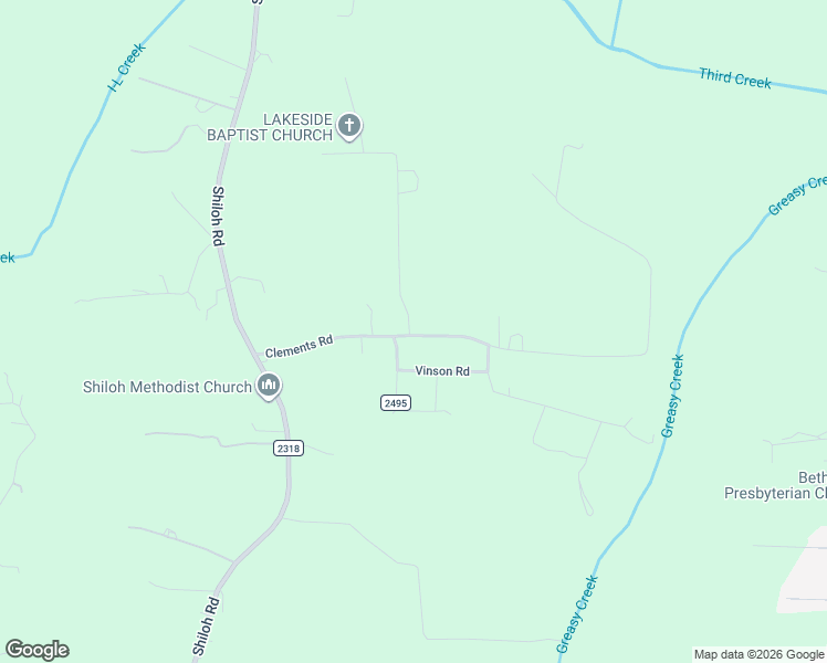 map of restaurants, bars, coffee shops, grocery stores, and more near 197 Clements Road in Statesville