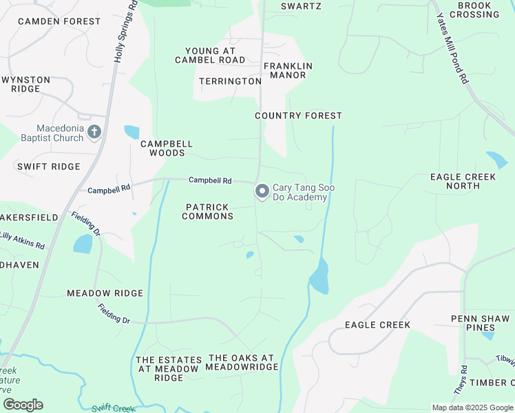 map of restaurants, bars, coffee shops, grocery stores, and more near 2716 Alloway Court in Raleigh