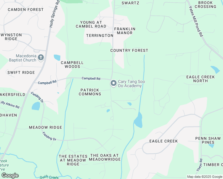 map of restaurants, bars, coffee shops, grocery stores, and more near 2716 Alloway Court in Raleigh