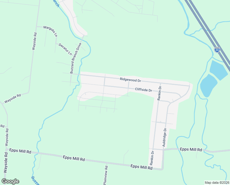 map of restaurants, bars, coffee shops, grocery stores, and more near 2820 Cliffside Drive in Christiana