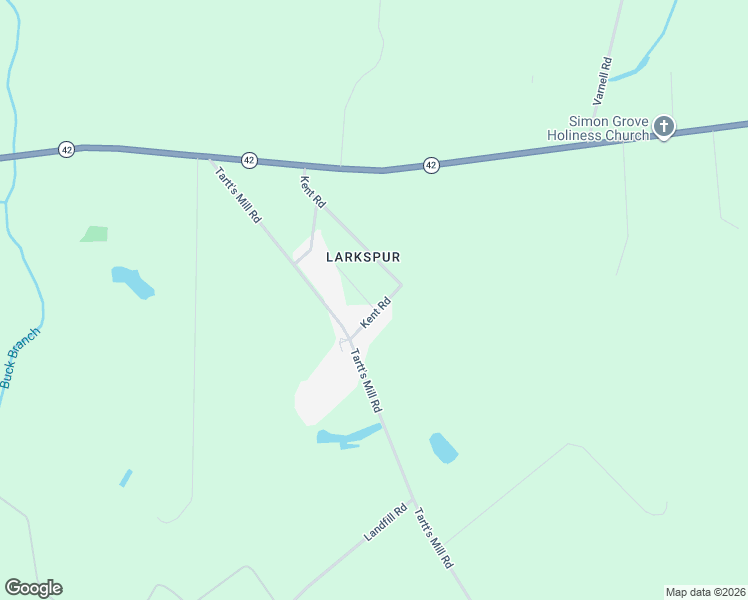 map of restaurants, bars, coffee shops, grocery stores, and more near 4300 Kent Road in Wilson