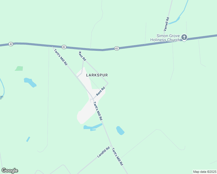 map of restaurants, bars, coffee shops, grocery stores, and more near 4301 Kent Road in Wilson