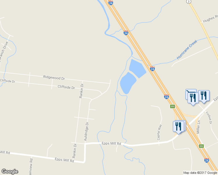 map of restaurants, bars, coffee shops, grocery stores, and more near 2226 Auldridge Drive in Christiana