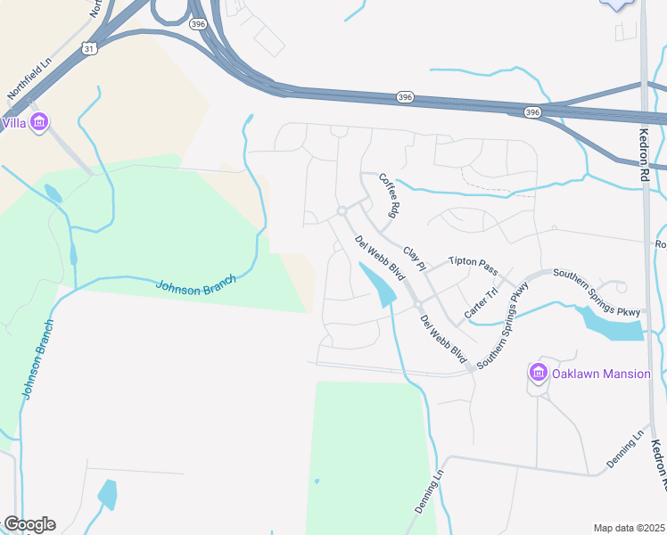 map of restaurants, bars, coffee shops, grocery stores, and more near 2238 Henderson Drive in Spring Hill