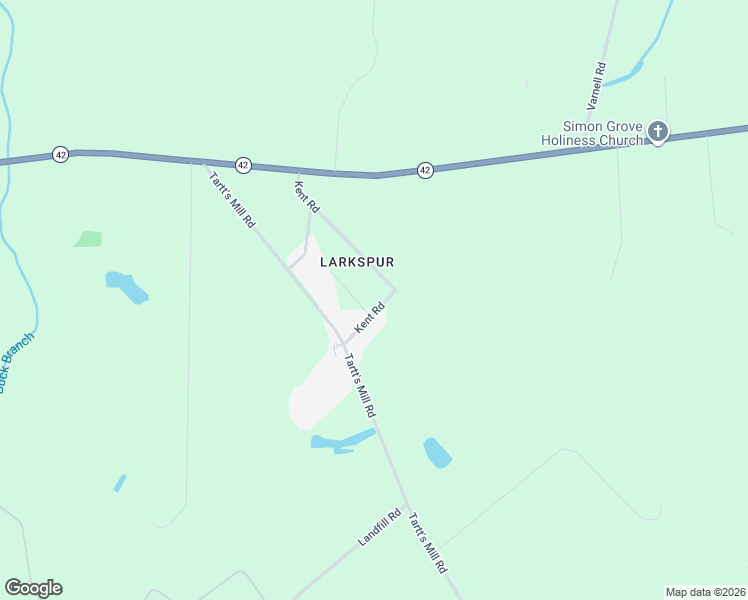 map of restaurants, bars, coffee shops, grocery stores, and more near 4300 Kent Road in Wilson