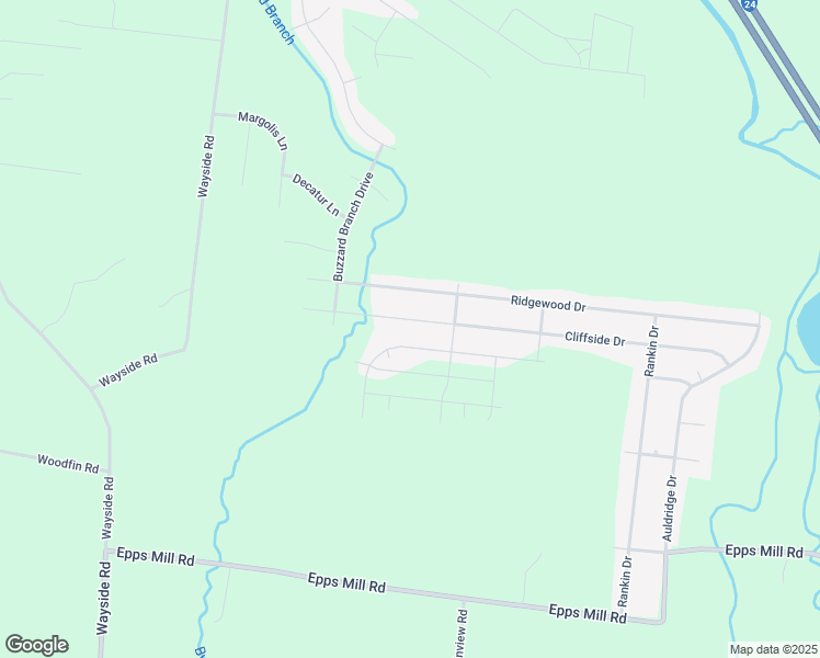 map of restaurants, bars, coffee shops, grocery stores, and more near 2722 Cliffside Drive in Christiana