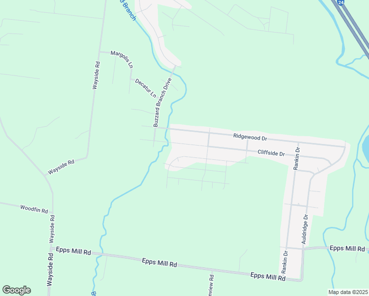 map of restaurants, bars, coffee shops, grocery stores, and more near 2722 Cliffside Drive in Christiana