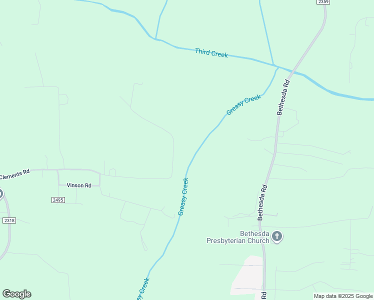 map of restaurants, bars, coffee shops, grocery stores, and more near 296 Clements Road in Statesville