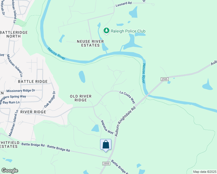 map of restaurants, bars, coffee shops, grocery stores, and more near 2928 La Manga Drive in Raleigh