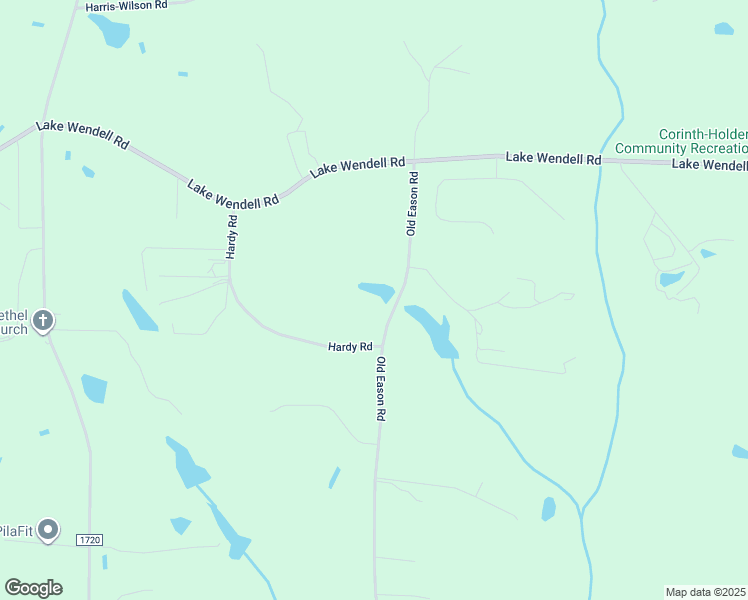 map of restaurants, bars, coffee shops, grocery stores, and more near 707 Old Eason Road in Zebulon