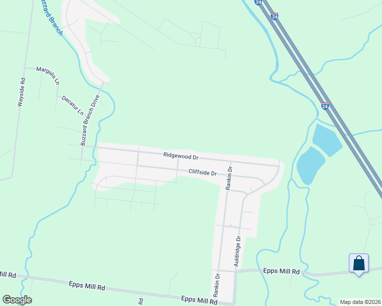 map of restaurants, bars, coffee shops, grocery stores, and more near 2905 Ridgewood Drive in Christiana