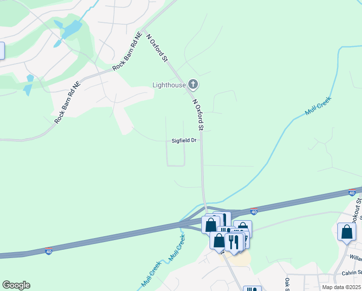 map of restaurants, bars, coffee shops, grocery stores, and more near 2851 Sigfield Drive in Claremont