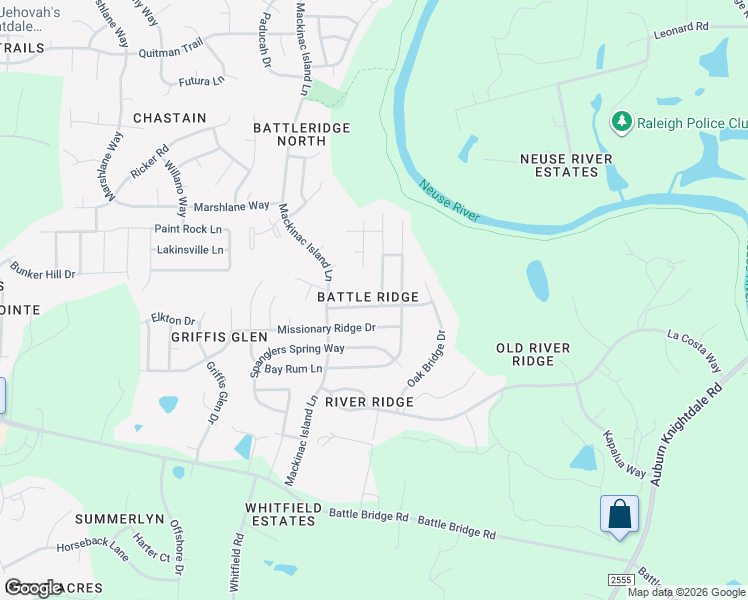 map of restaurants, bars, coffee shops, grocery stores, and more near in Raleigh