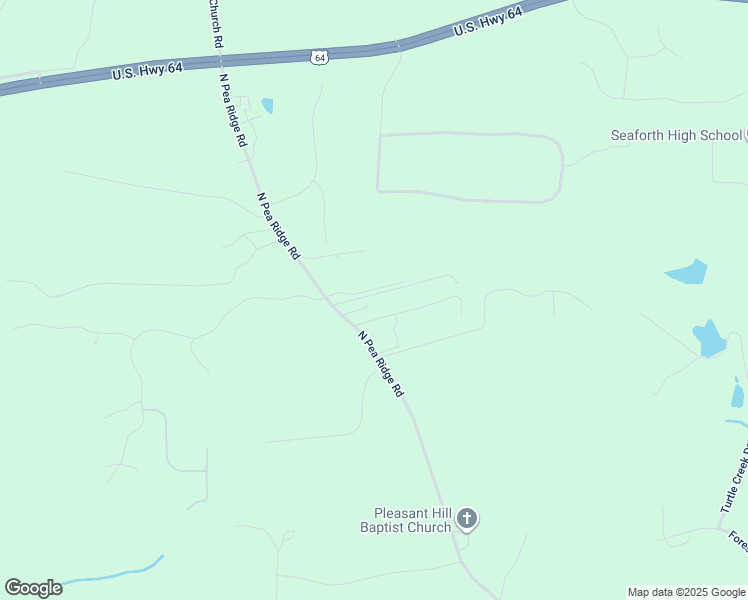 map of restaurants, bars, coffee shops, grocery stores, and more near Valley View Lane in Chatham County