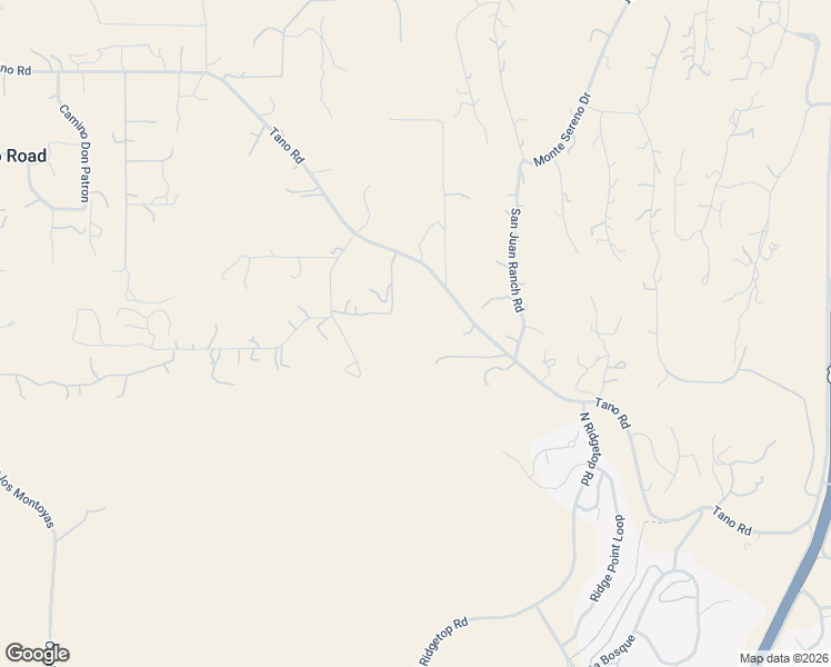 map of restaurants, bars, coffee shops, grocery stores, and more near 124 Tano Road in Santa Fe