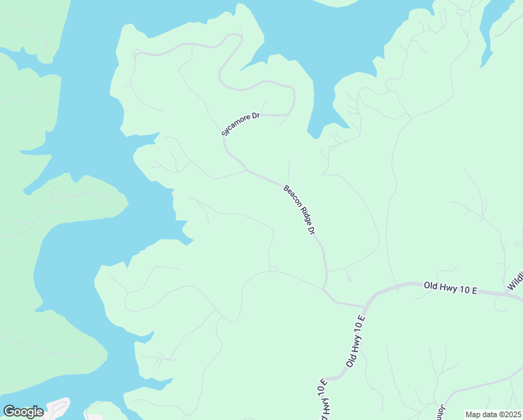 map of restaurants, bars, coffee shops, grocery stores, and more near Capecino Road in Nebo