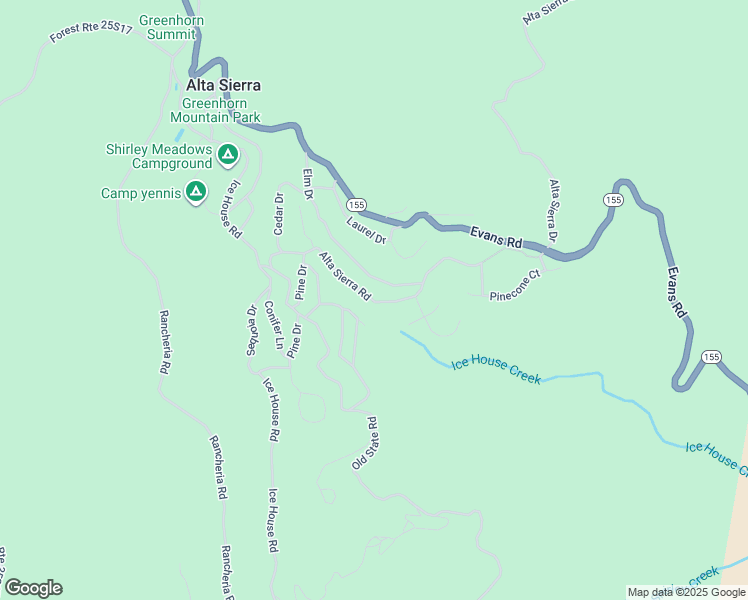 1735 Alta Sierra Road, Wofford Heights CA Walk Score