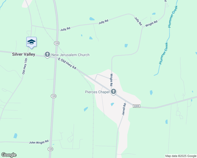 map of restaurants, bars, coffee shops, grocery stores, and more near East Old Highway 64 in Lexington