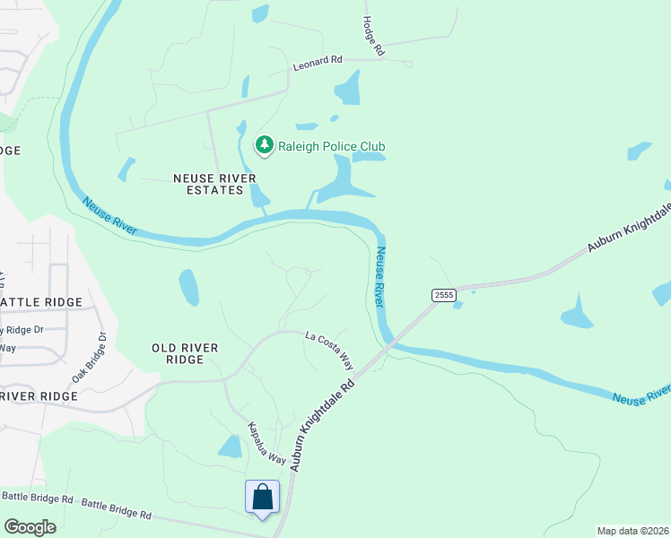 map of restaurants, bars, coffee shops, grocery stores, and more near 3608 Pauley Court in Raleigh