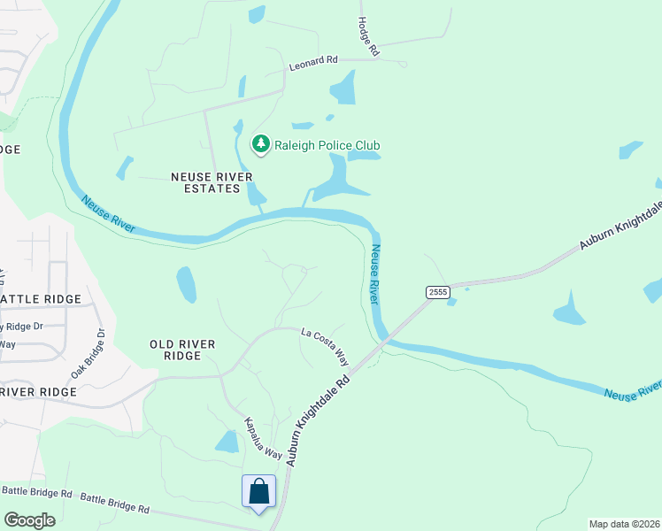map of restaurants, bars, coffee shops, grocery stores, and more near 3608 Pauley Court in Raleigh