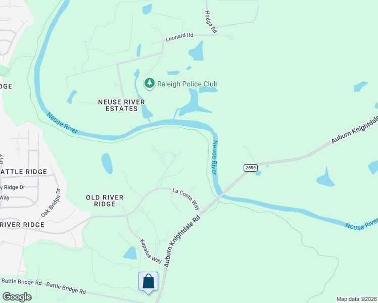map of restaurants, bars, coffee shops, grocery stores, and more near 3608 Pauley Court in Raleigh