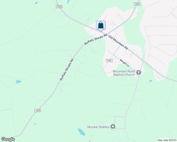map of restaurants, bars, coffee shops, grocery stores, and more near 129 Blueberry Lane in Statesville