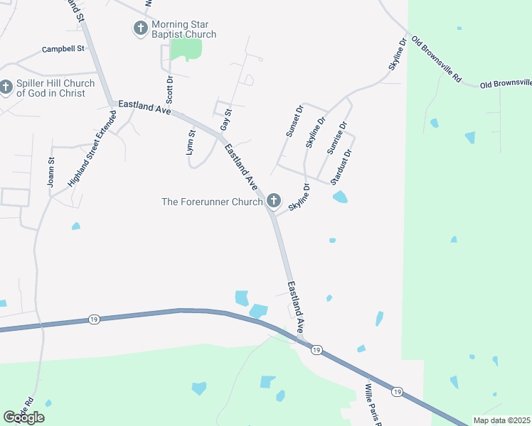 map of restaurants, bars, coffee shops, grocery stores, and more near 362 Eastland Avenue in Ripley