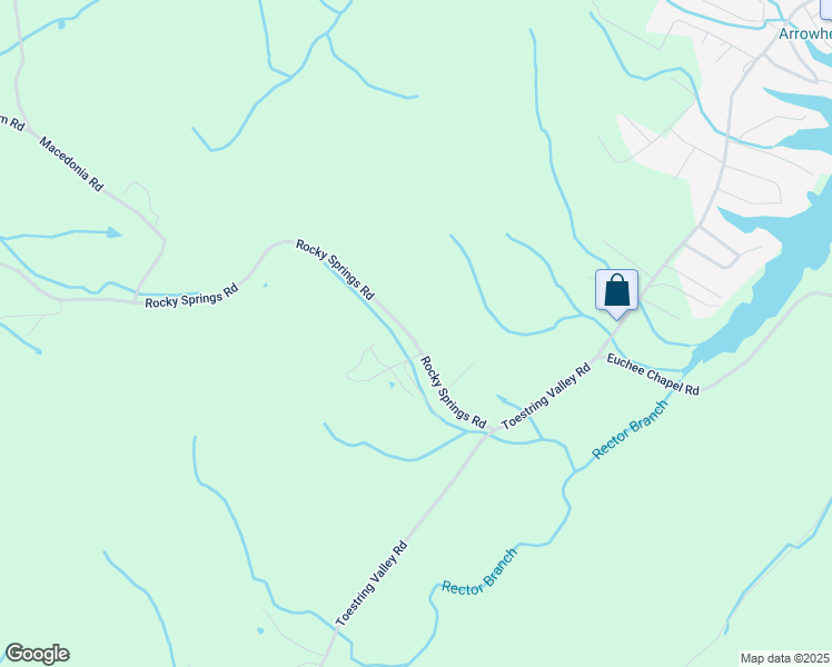 map of restaurants, bars, coffee shops, grocery stores, and more near 3060 Rocky Springs Road in Spring City