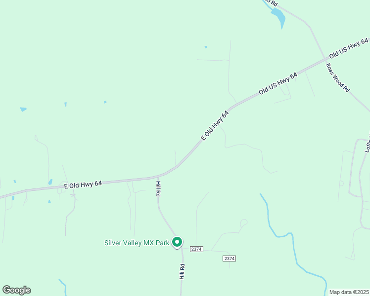 map of restaurants, bars, coffee shops, grocery stores, and more near East Old Highway 64 in Lexington