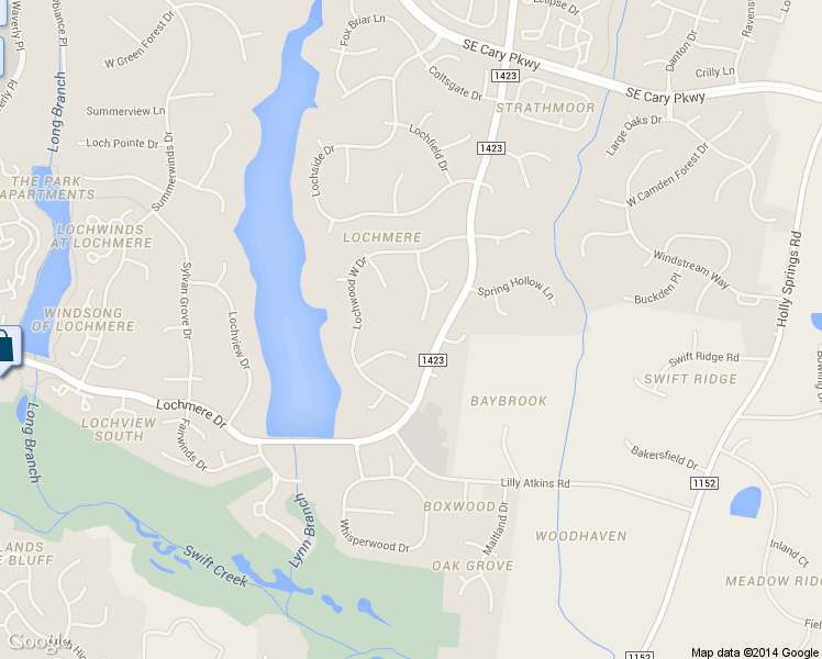 map of restaurants, bars, coffee shops, grocery stores, and more near 116 Meadowglades Lane in Cary