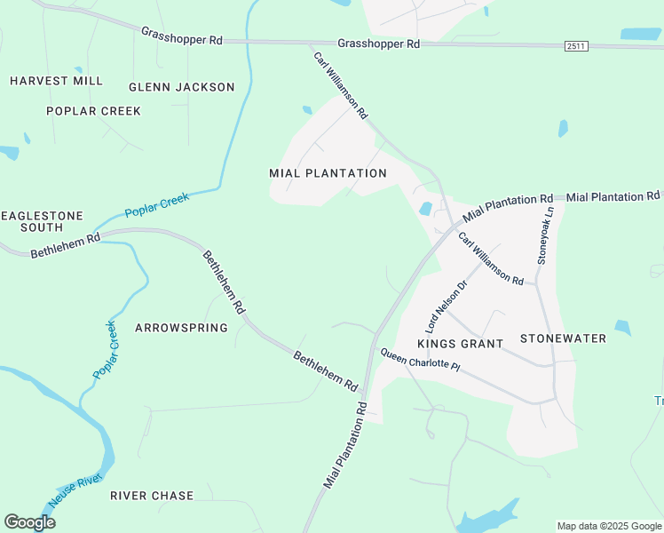 map of restaurants, bars, coffee shops, grocery stores, and more near 1704 Rocky Falls Court in Raleigh