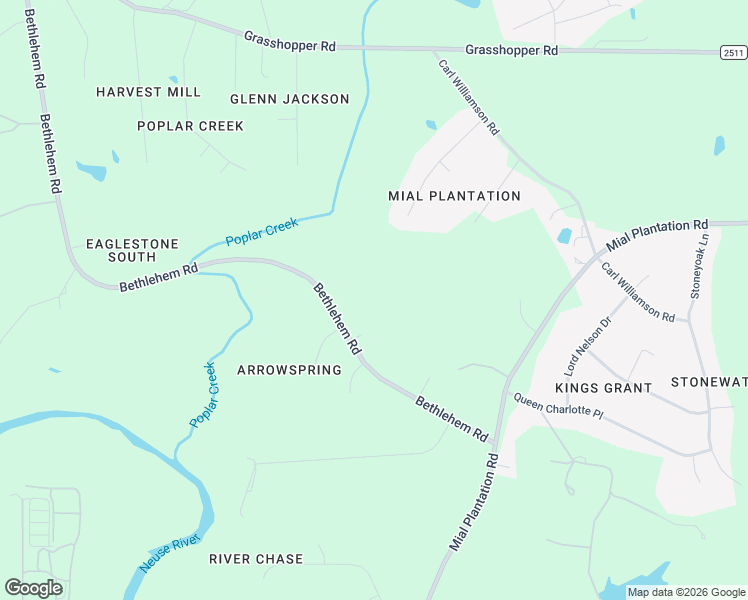 map of restaurants, bars, coffee shops, grocery stores, and more near 4613 Cross Brook Lane in Raleigh
