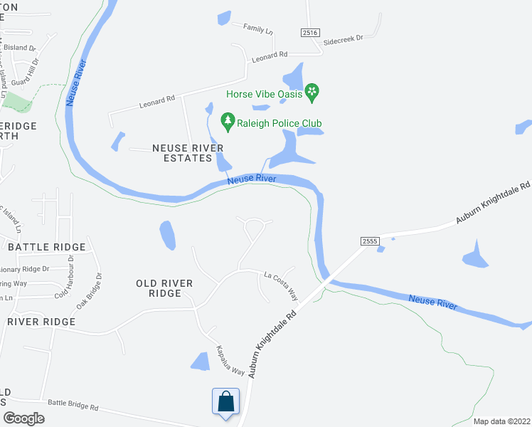map of restaurants, bars, coffee shops, grocery stores, and more near 2837 La Manga Drive in Raleigh