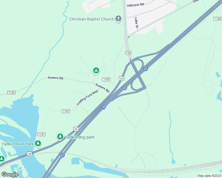 map of restaurants, bars, coffee shops, grocery stores, and more near 264 Hilltop Drive in Linwood