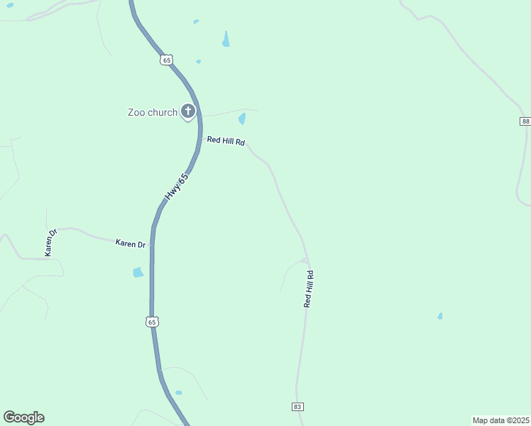 map of restaurants, bars, coffee shops, grocery stores, and more near Fire Tower Road in Dennard