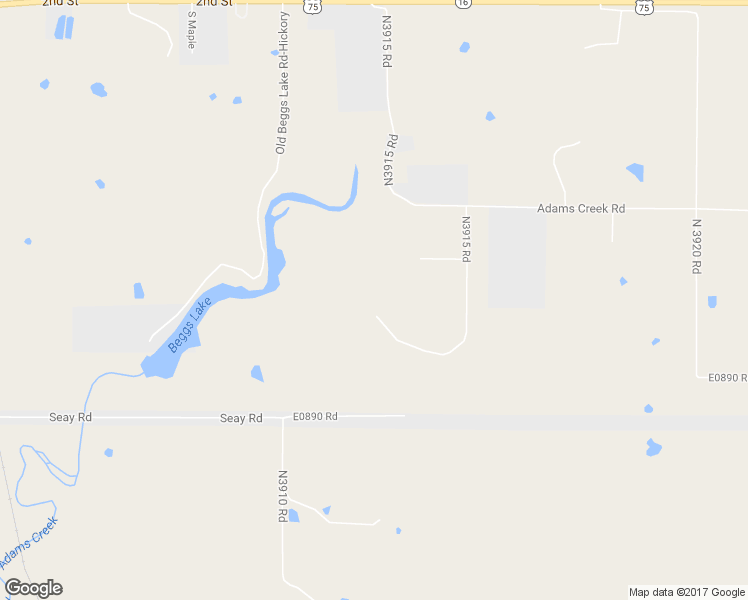 map of restaurants, bars, coffee shops, grocery stores, and more near 8951 Hilltop Road in Beggs
