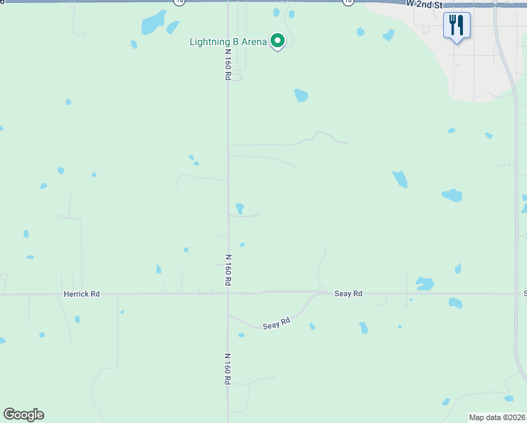 map of restaurants, bars, coffee shops, grocery stores, and more near 8730 Western Drive in Beggs