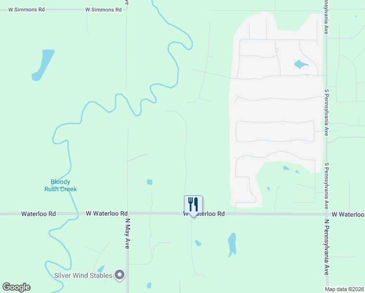 map of restaurants, bars, coffee shops, grocery stores, and more near in Edmond