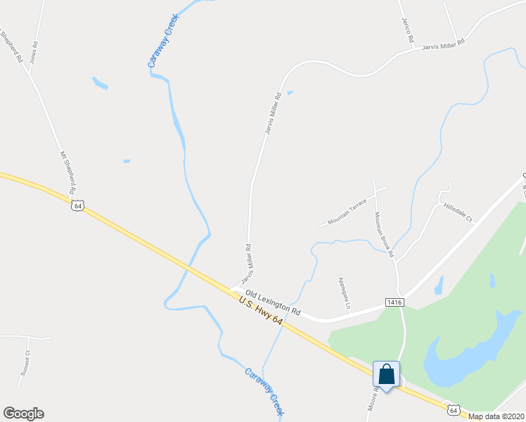 map of restaurants, bars, coffee shops, grocery stores, and more near 356 Jarvis Miller Road in Asheboro