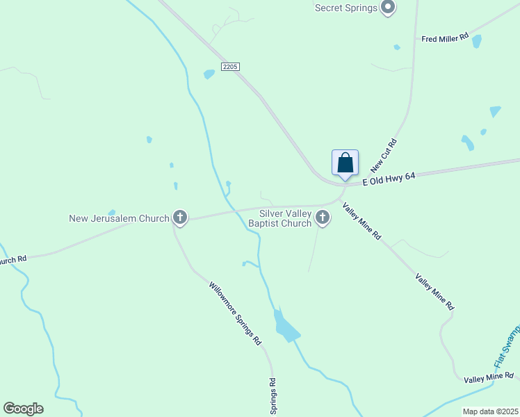 map of restaurants, bars, coffee shops, grocery stores, and more near 4425 Jerusalem Road in Lexington