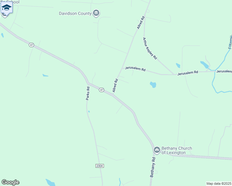 map of restaurants, bars, coffee shops, grocery stores, and more near 47 North Carolina Avenue in Lexington