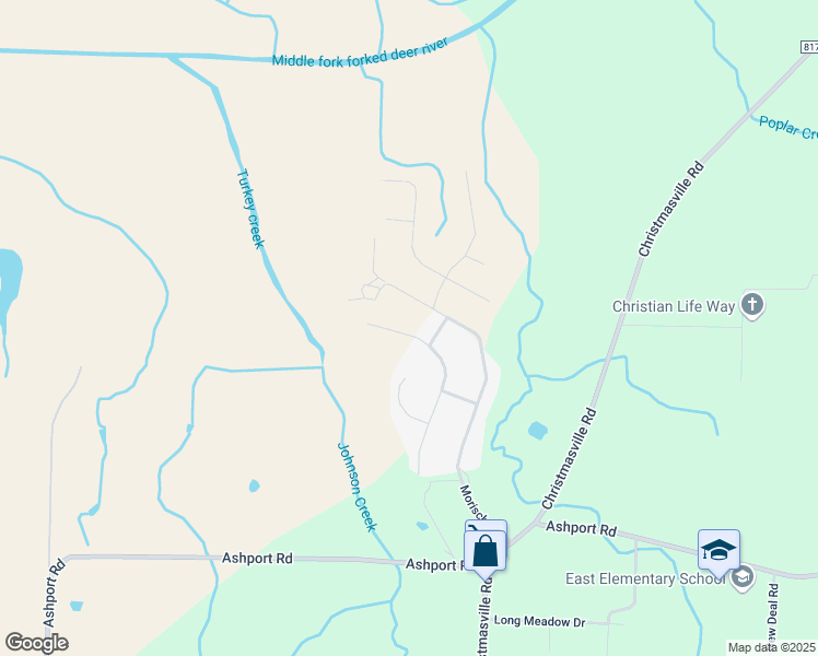 map of restaurants, bars, coffee shops, grocery stores, and more near 276 Eagle Ridge Drive in Oakfield