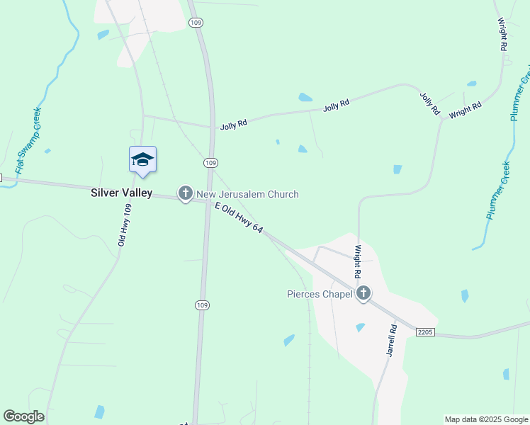 map of restaurants, bars, coffee shops, grocery stores, and more near East Old Highway 64 in Lexington