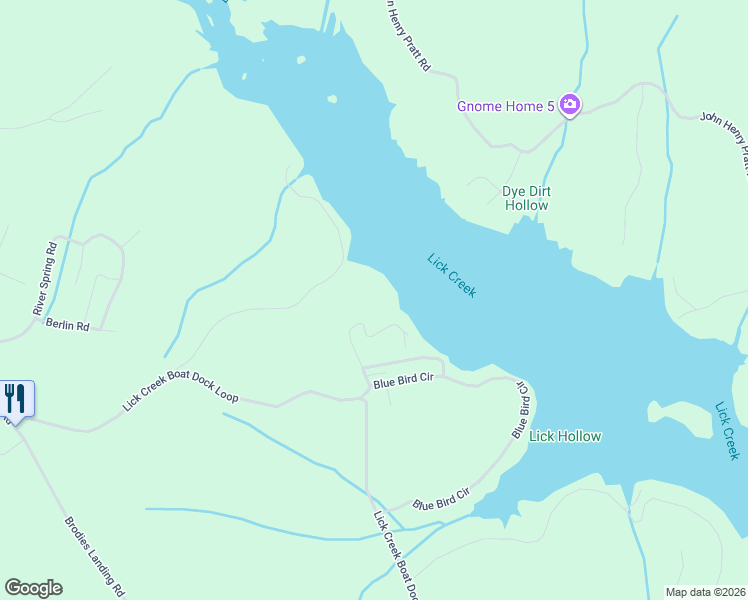 map of restaurants, bars, coffee shops, grocery stores, and more near 291 Maxine Nelson Road in Parsons