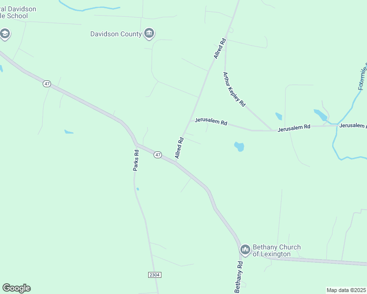 map of restaurants, bars, coffee shops, grocery stores, and more near 192 Allred Road in Lexington