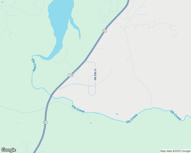 map of restaurants, bars, coffee shops, grocery stores, and more near 30562 South 560 Road in Cookson