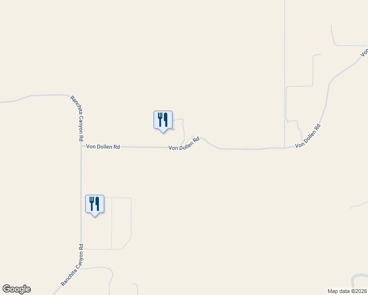 map of restaurants, bars, coffee shops, grocery stores, and more near 6320 Von Dollen Road in San Miguel