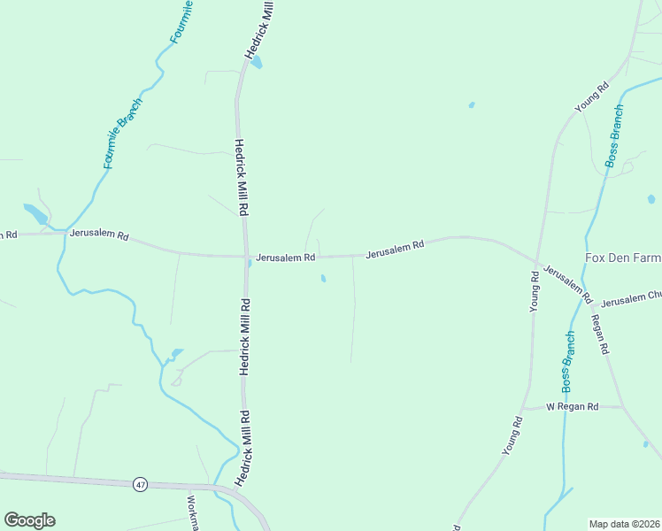 map of restaurants, bars, coffee shops, grocery stores, and more near 1566 Jerusalem Road in Lexington