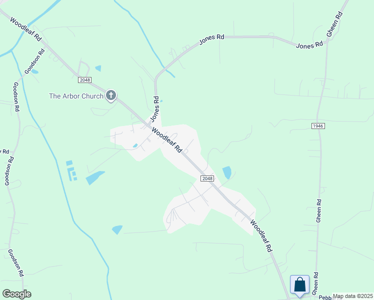 map of restaurants, bars, coffee shops, grocery stores, and more near 4990 Woodleaf Road in Salisbury