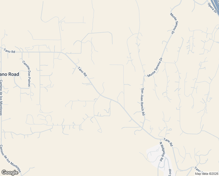 map of restaurants, bars, coffee shops, grocery stores, and more near 125 Tano Road in Santa Fe